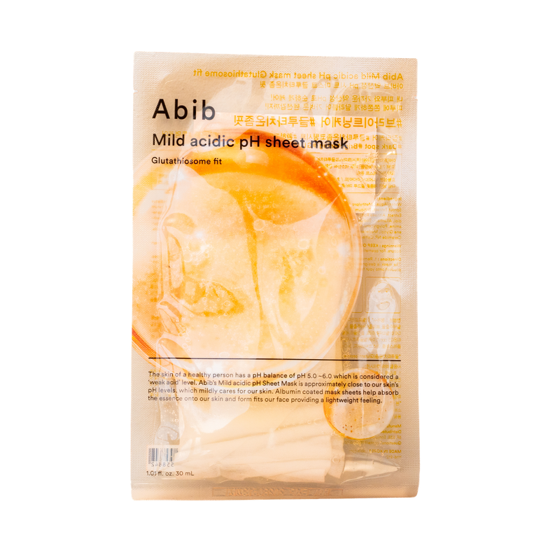 ABIB Mild Acidic ph Sheet Mask Glutathiosome Fit