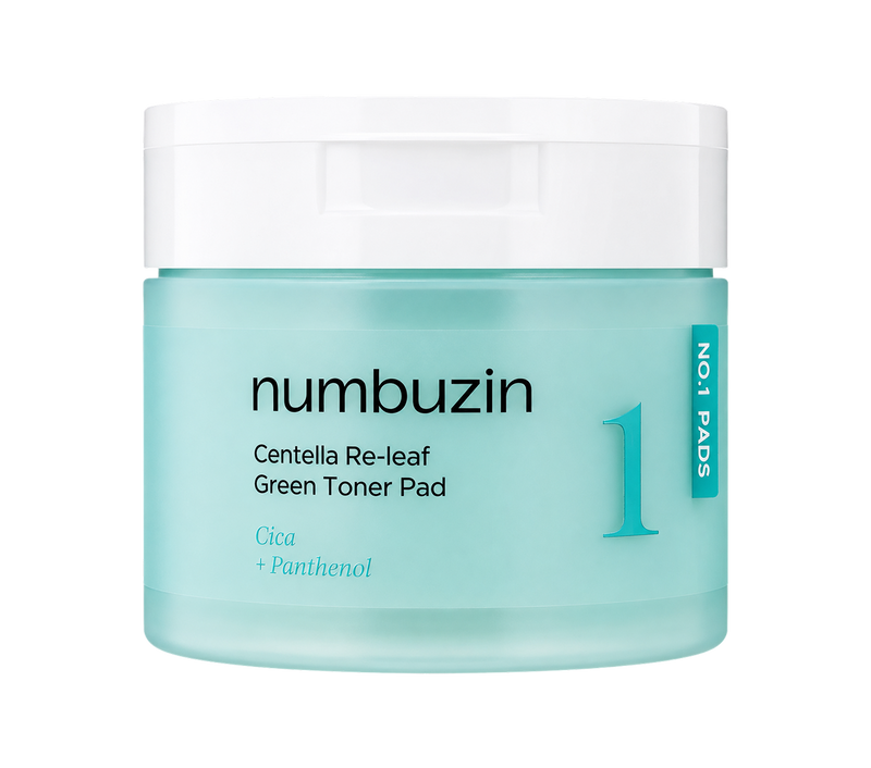 Numbuzin No.1 Centella Re-Leaf Green Toner Pad