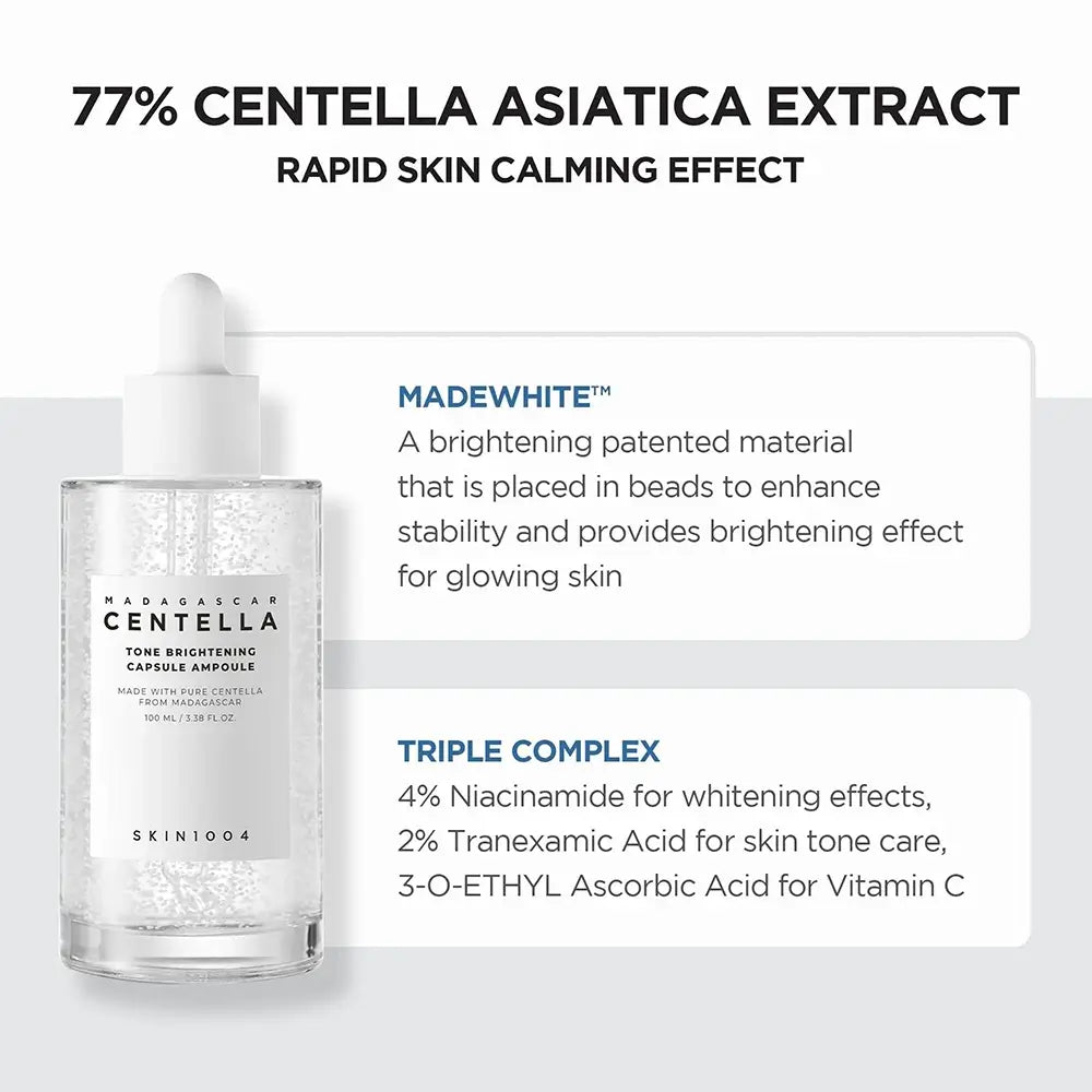SKIN1004 Madagascar Centella Tone Brightening Capsule Ampoule