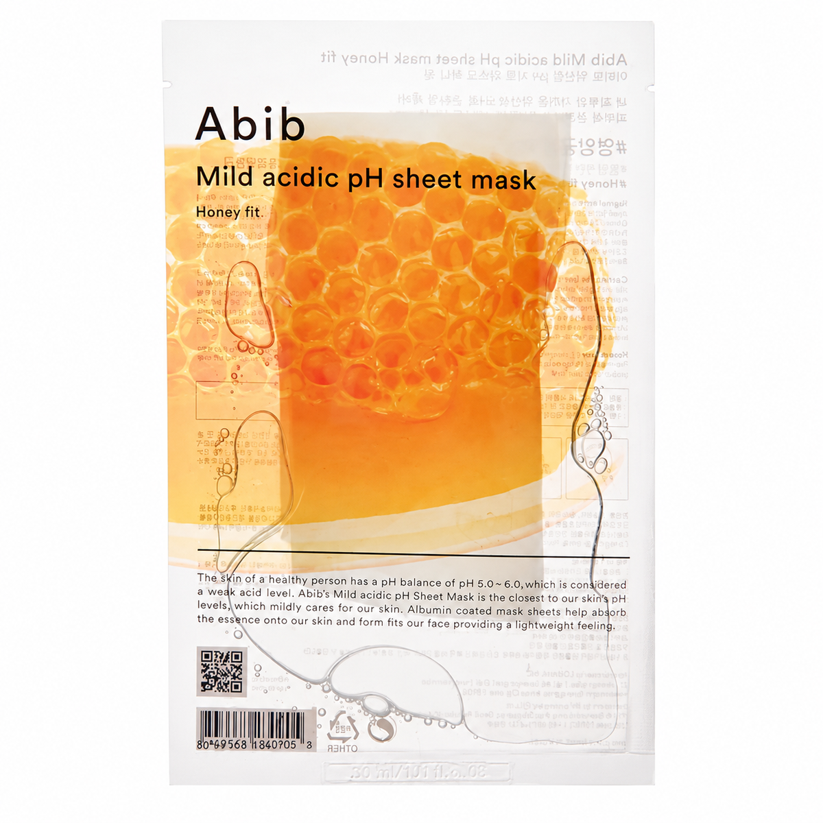 ABIB Mild Acidic ph Sheet Mask Glutathiosome Fit