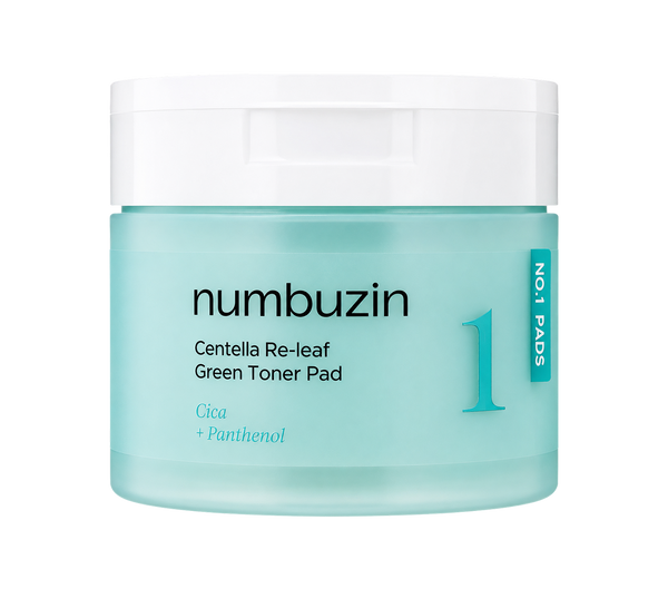 Numbuzin No.1 Centella Re-Leaf Green Toner Pad